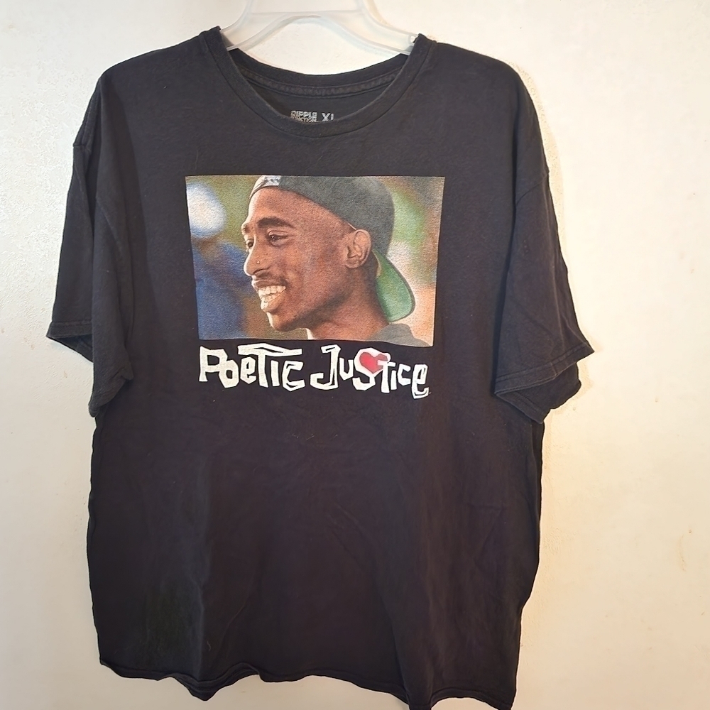 Ripple Junction Tupac Poetic Justice Size XL T Shirt  100% Cotton
